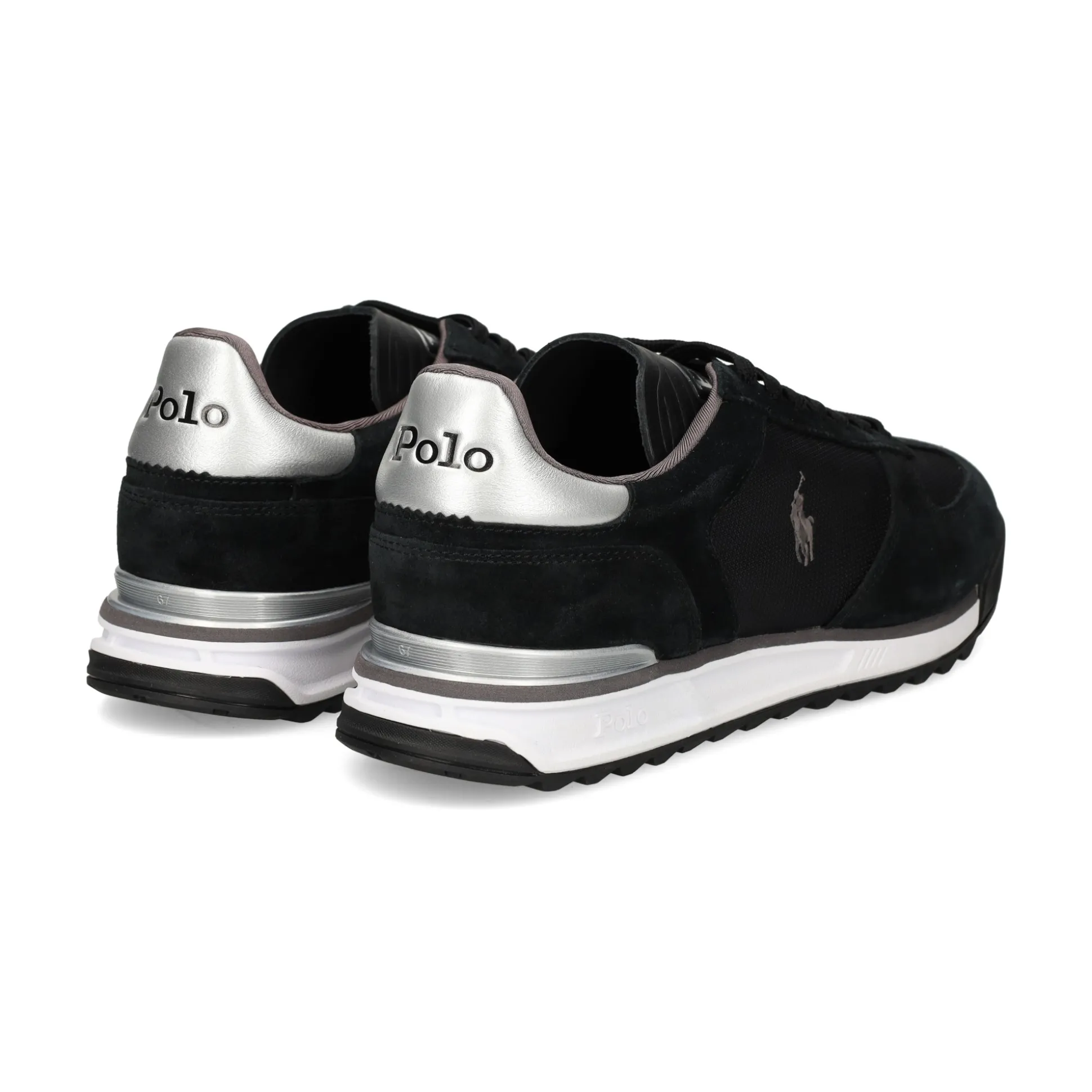 POLO RALPH LAUREN Zapatillas de Hombre VARICK PP 002 BLKA/SILVER