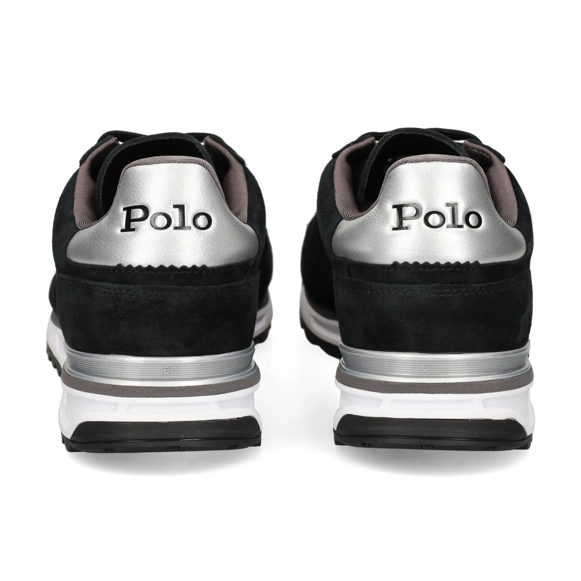 POLO RALPH LAUREN Zapatillas de Hombre VARICK PP 002 BLKA/SILVER