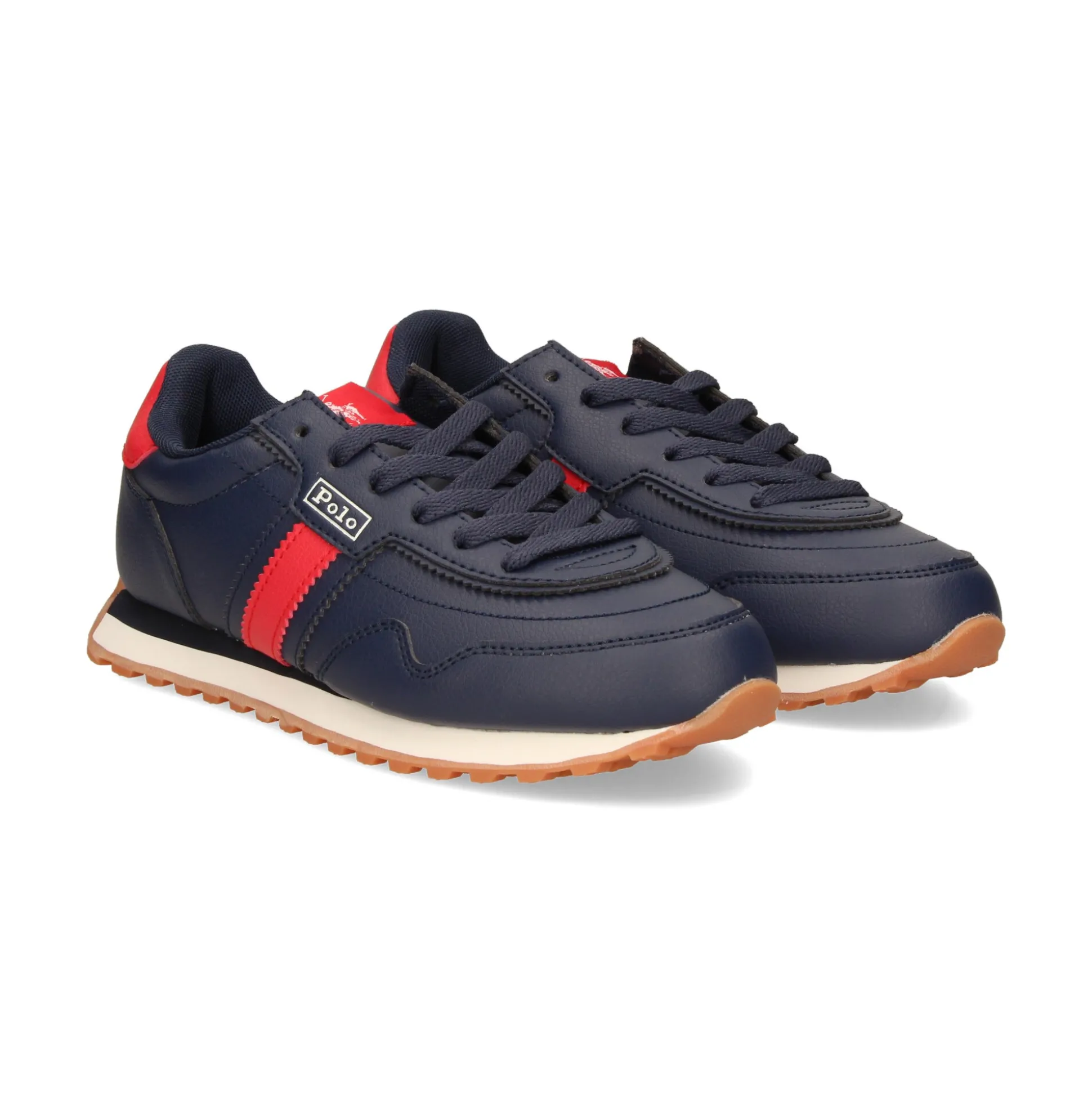POLO RALPH LAUREN Zapatillas de niñas RF103747 NAVY/RED/WHITE