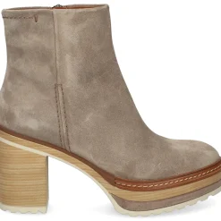 PONS QUINTANA Botines con tacón de Mujer 10078.000 59 TOPO