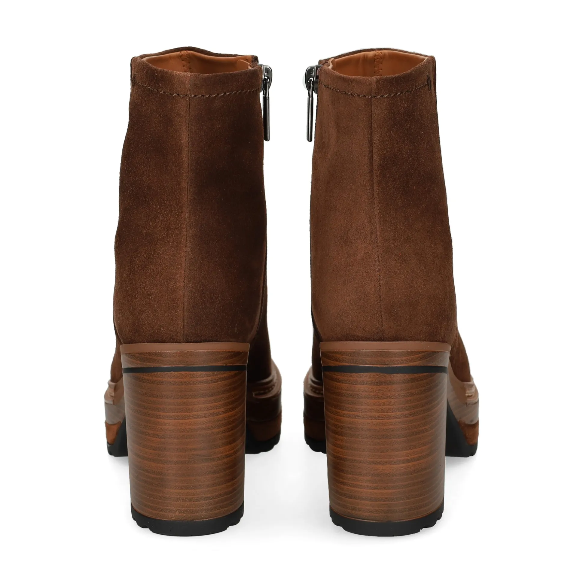 PONS QUINTANA Botines con tacón de Mujer 10078.000 931 EBANO