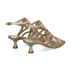 PONS QUINTANA Sandalias con tacón de Mujer 10442.0P0 PLATINO