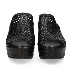 PONS QUINTANA Sandalias cuña de Mujer 9864.T00 09 NEGRO