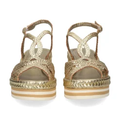 PONS QUINTANA Sandalias cuña de Mujer 11223.S00 66 PLATINO