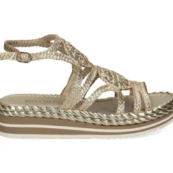 PONS QUINTANA Sandalias con plataforma de Mujer 10264.T00 PLATINO