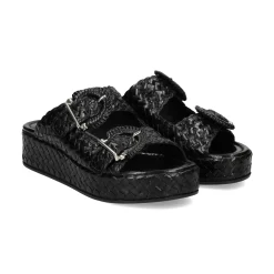 PONS QUINTANA Sandalias con plataforma de Mujer 9808.000 NEGRO
