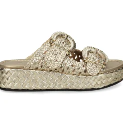 PONS QUINTANA Sandalias con plataforma de Mujer 12036.000 66 PLATINO