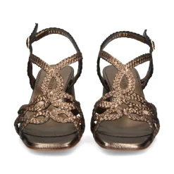 PONS QUINTANA Sandalias con tacón de Mujer 10440.000 64 COBRE