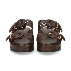 PONS QUINTANA Sandalias con plataforma de Mujer 12036.000 79 CAFE