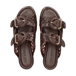 PONS QUINTANA Sandalias con plataforma de Mujer 12036.000 79 CAFE