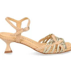 PONS QUINTANA Sandalias con tacón de Mujer 10881.000 MARFIL