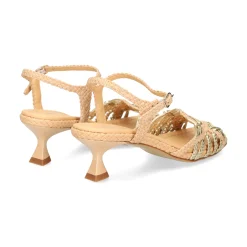 PONS QUINTANA Sandalias con tacón de Mujer 10881.000 MARFIL