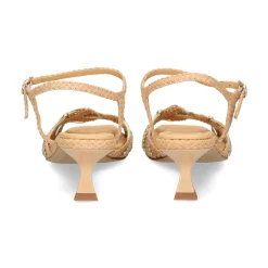 PONS QUINTANA Sandalias con tacón de Mujer 10881.000 MARFIL