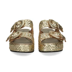 PONS QUINTANA Sandalias con plataforma de Mujer 9808.000 66 PLATINO