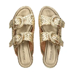 PONS QUINTANA Sandalias con plataforma de Mujer 9808.000 66 PLATINO