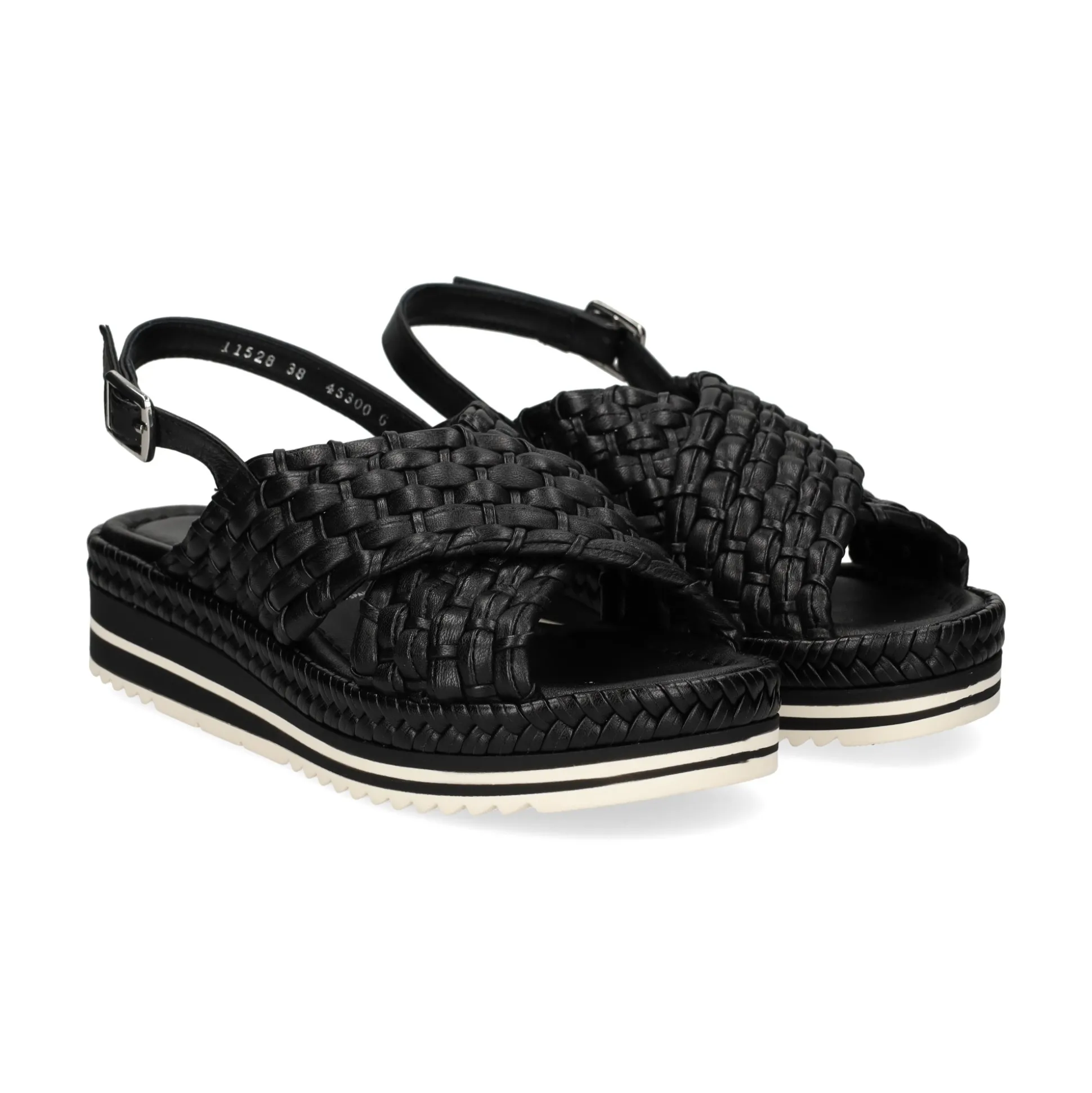 PONS QUINTANA Sandalias con plataforma de Mujer 11528.S00 09 NEGRO