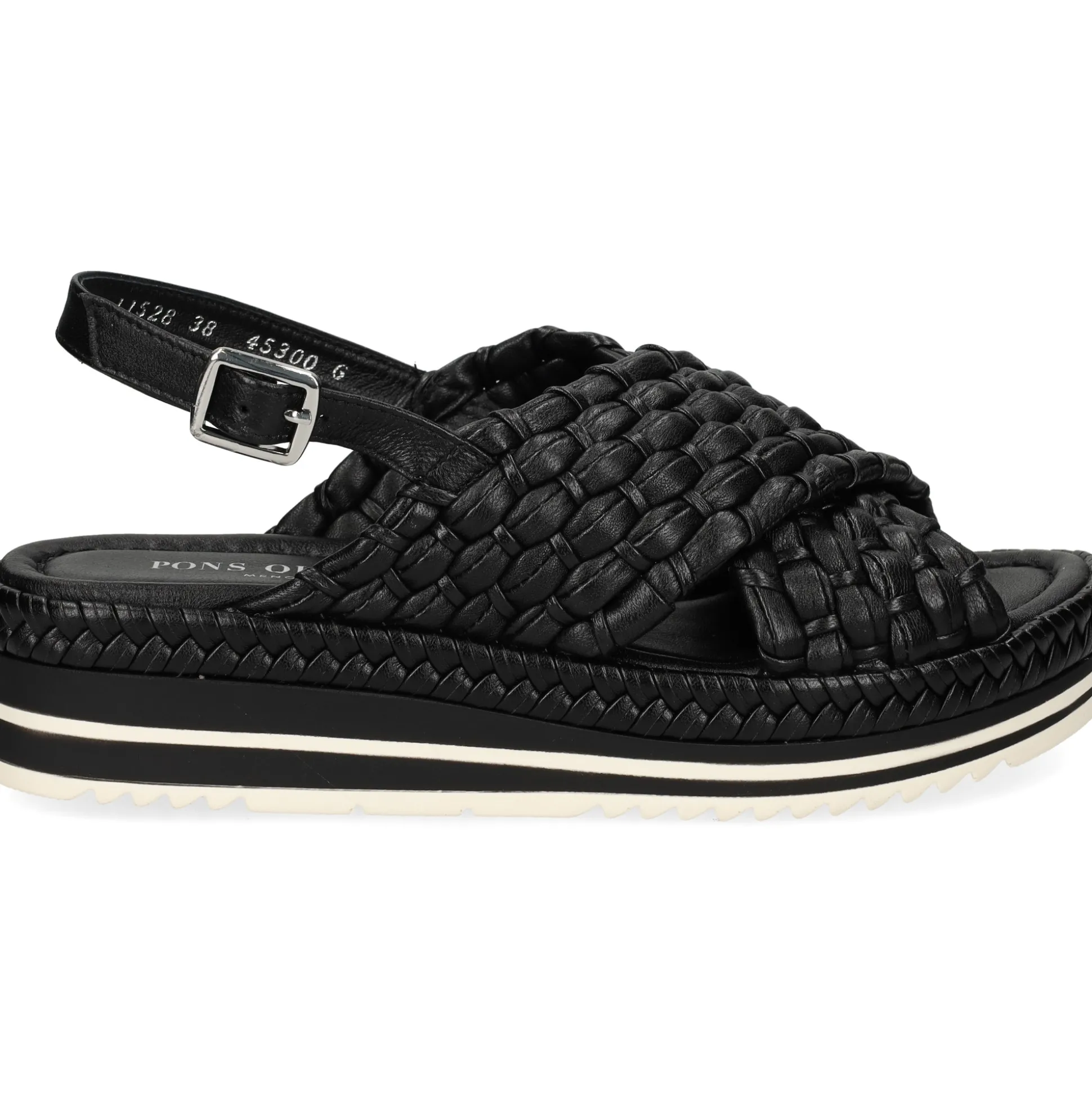 PONS QUINTANA Sandalias con plataforma de Mujer 11528.S00 09 NEGRO
