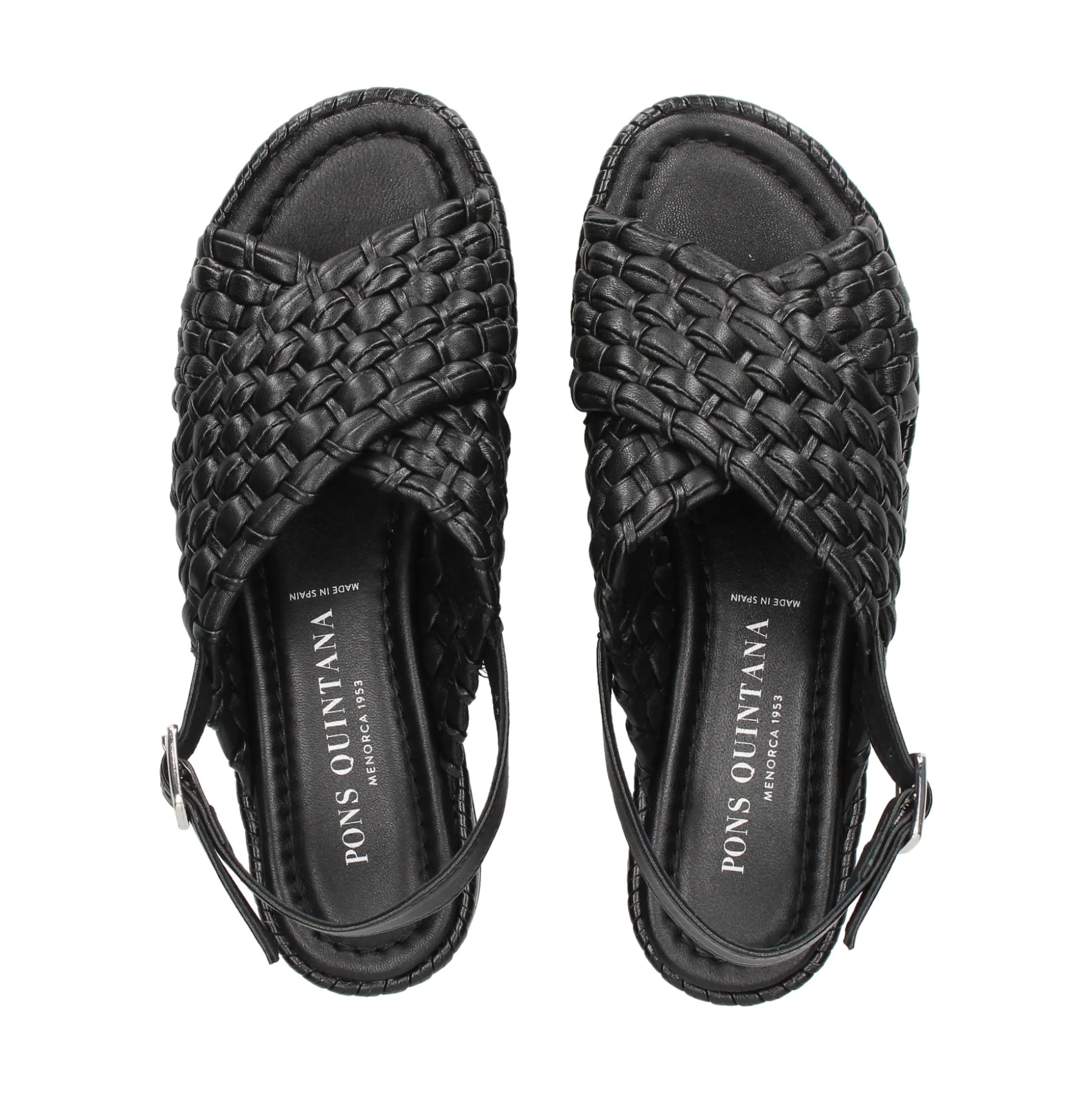 PONS QUINTANA Sandalias con plataforma de Mujer 11528.S00 09 NEGRO