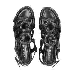 PONS QUINTANA Sandalias con plataforma de Mujer 11250.000 09 NEGRO