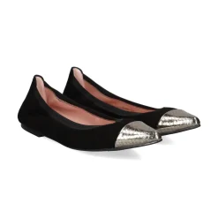 PRETTY BALLERINAS Bailarinas de Mujer 49166_AS.24 NEGRO/SILVER