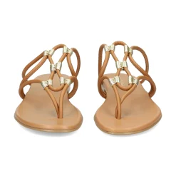 PRETTY BALLERINAS Sandalias planas de Mujer 53198_003 SADEL-ORO