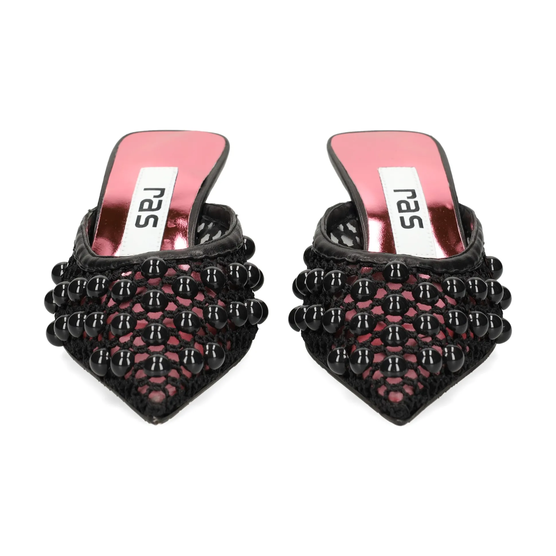 RAS Sandalias con tacón de Mujer 8470 NEGRO