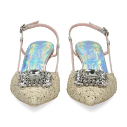 RAS Zapatos de tacón medio de Mujer 7606 TRIGO