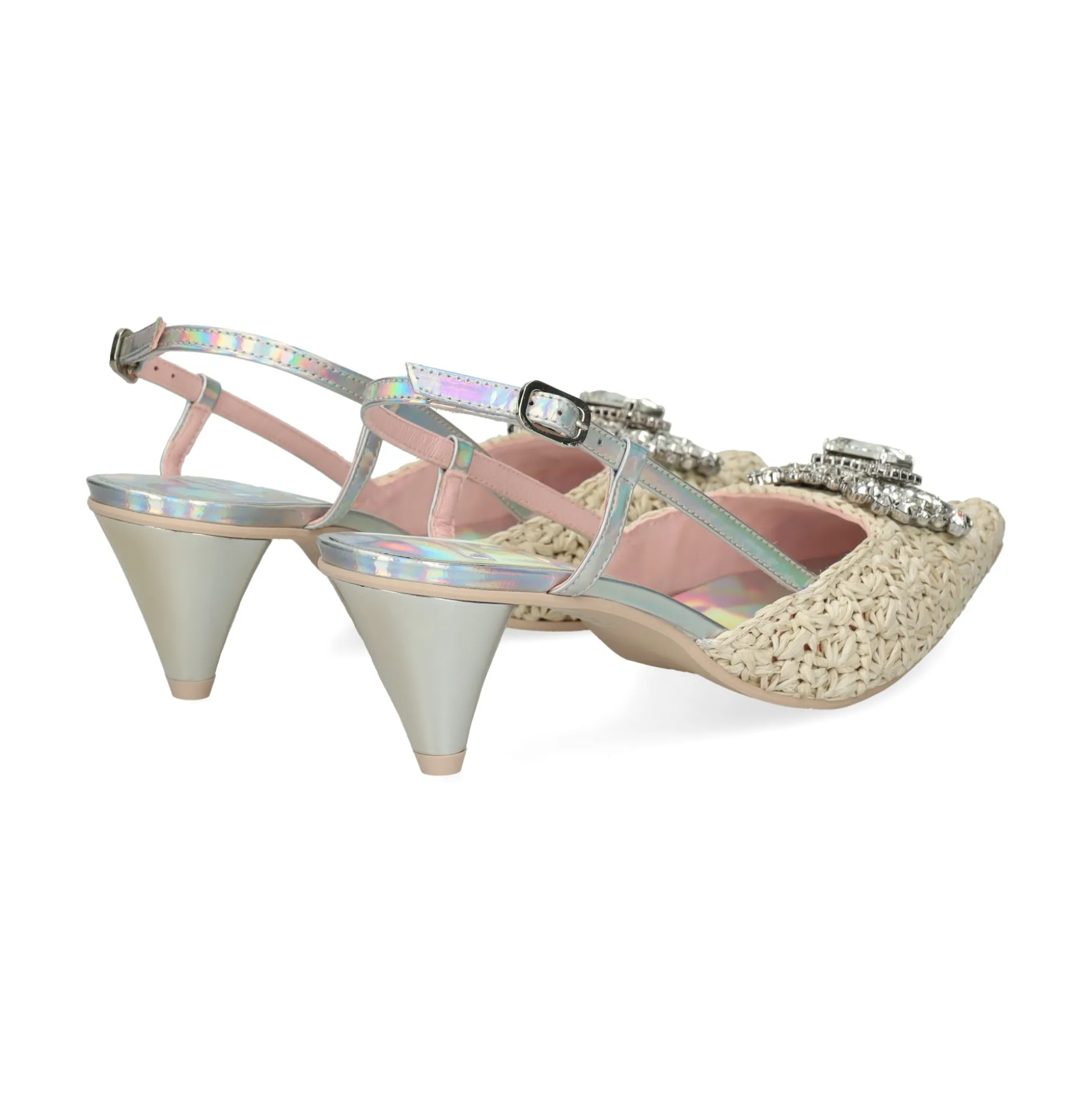 RAS Zapatos de tacón medio de Mujer 7606 TRIGO