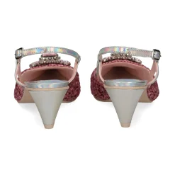 RAS Zapatos de tacón medio de Mujer 7606 ORCHID