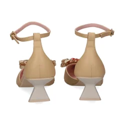 RAS Zapatos de tacón medio de Mujer 8038 ARENA