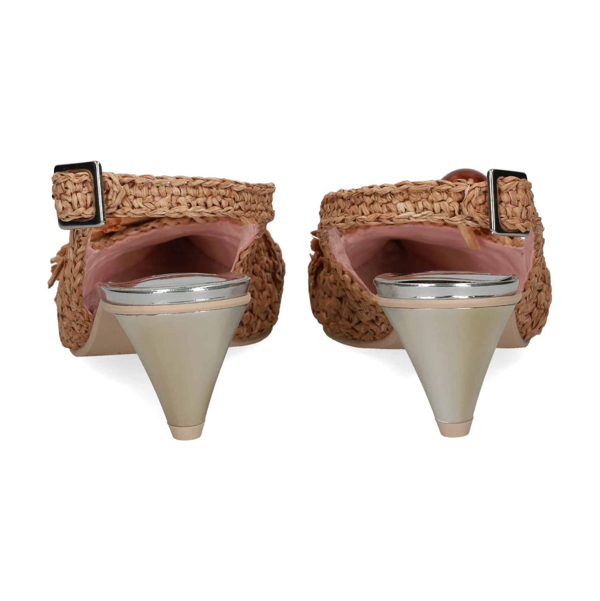 RAS Zapatos de tacón medio de Mujer 7597 TAN