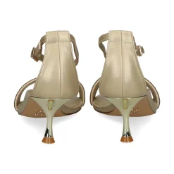 Sandalias con tacón de Mujer AV6728 / 1 PLATINO