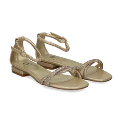 Sandalias planas de Mujer AV6734 / 2 SILVER