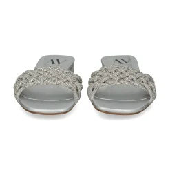 Sandalias planas de Mujer AV6736 / 1 SILVER