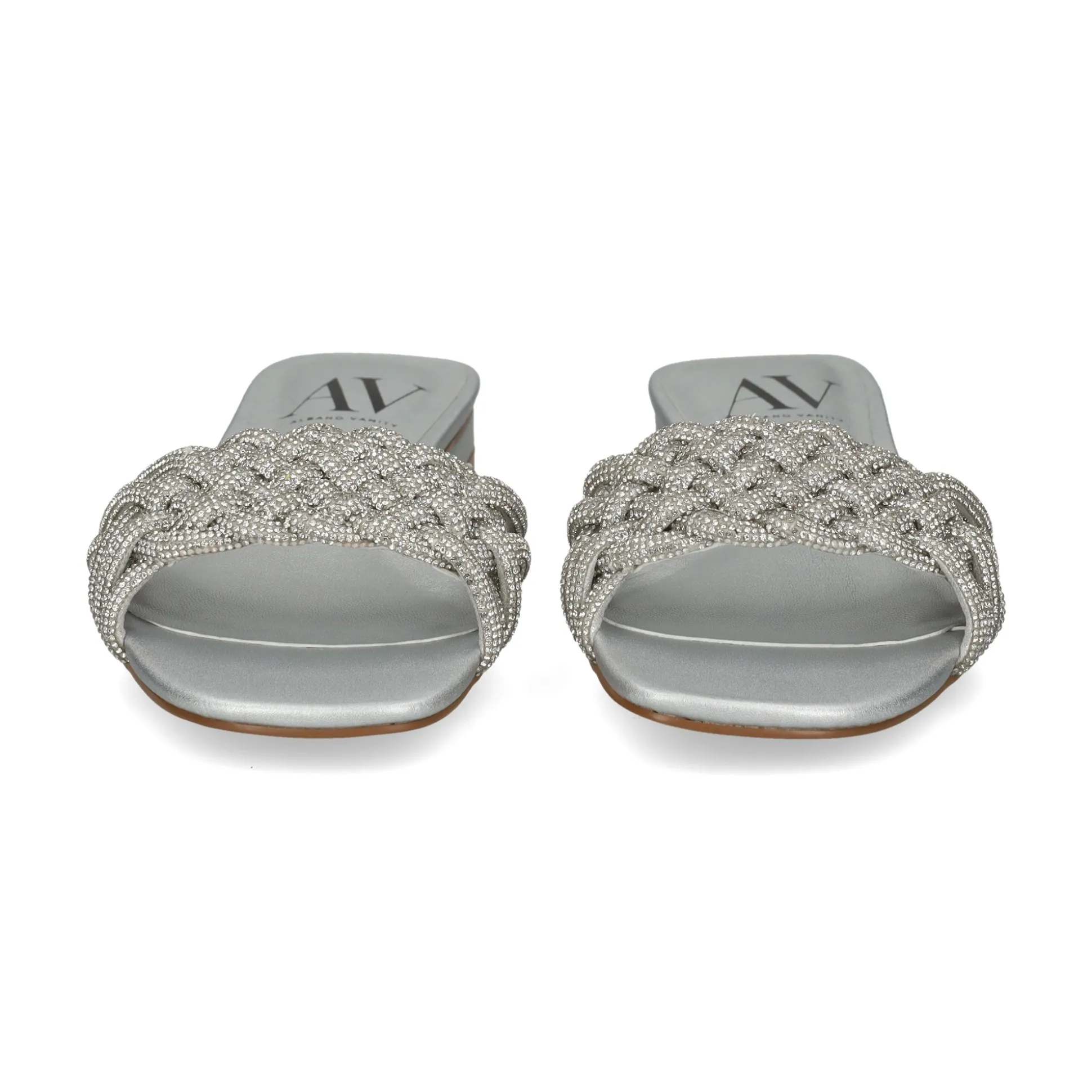 Sandalias planas de Mujer AV6736 / 1 SILVER