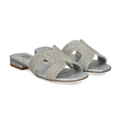 Sandalias planas de Mujer AV6737 / 2 SILVER