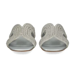 Sandalias planas de Mujer AV6737 / 2 SILVER