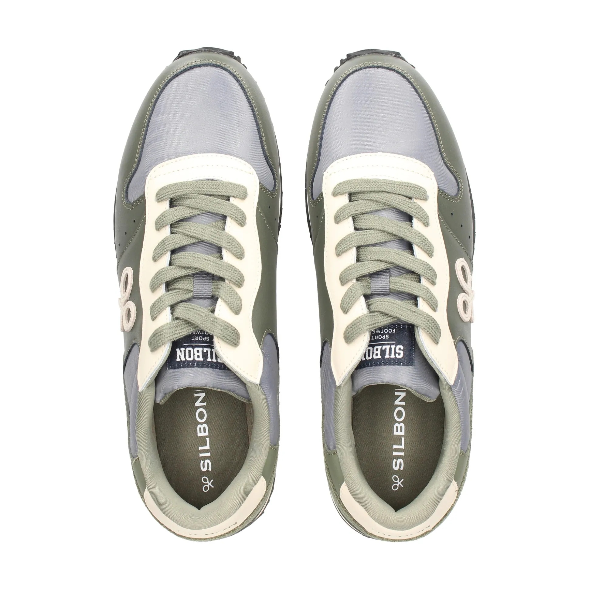 SILBON Zapatillas de Hombre 133645 AZUL GRIS