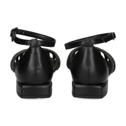 S.PIERO Sandalias planas de Mujer E35-018 NEGRO