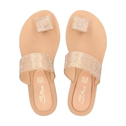 S.PIERO Sandalias planas de Mujer E42-001 NATURAL