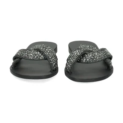 S.PIERO Sandalias planas de Mujer E1-030 NEGRO