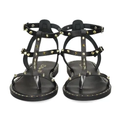 S.PIERO Sandalias planas de Mujer E2-012 NEGRO