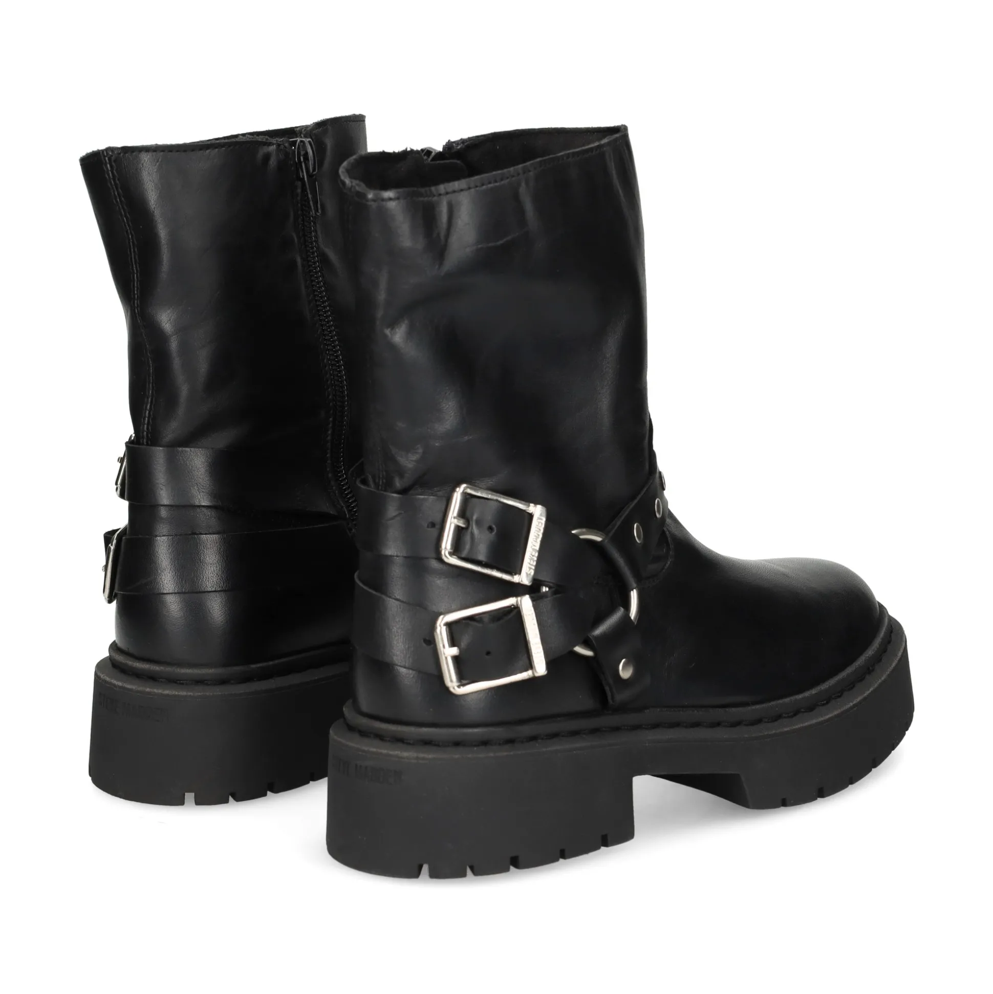 STEVE MADDEN Botines planos de Mujer GAROCHE NEGRO