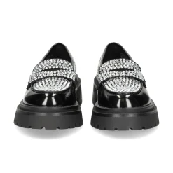 STEVE MADDEN Mocasines de Mujer LONGHAUL NEGRO