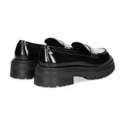 STEVE MADDEN Mocasines de Mujer LONGHAUL NEGRO