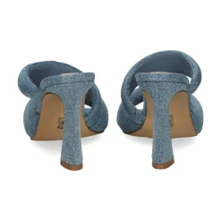STEVE MADDEN Sandalias con tacón de Mujer KLOSS DENIM