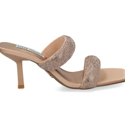 STEVE MADDEN Sandalias con tacón de Mujer TOP NOTCH ORO ROSA