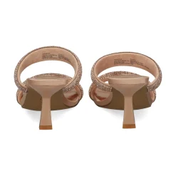 STEVE MADDEN Sandalias con tacón de Mujer TOP NOTCH ORO ROSA