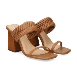 STEVE MADDEN Sandalias con tacón de Mujer RAVER MARRON