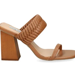 STEVE MADDEN Sandalias con tacón de Mujer RAVER MARRON